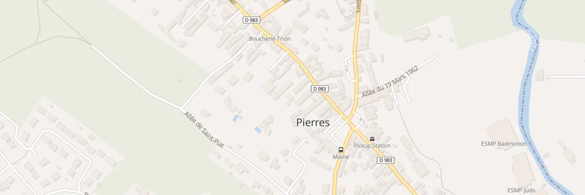 Plan du 13 Rue Albert Gautier à Pierres