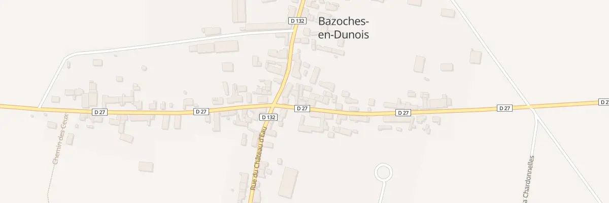 Plan du 3 Rue des Ecoles à Bazoches-en-Dunois