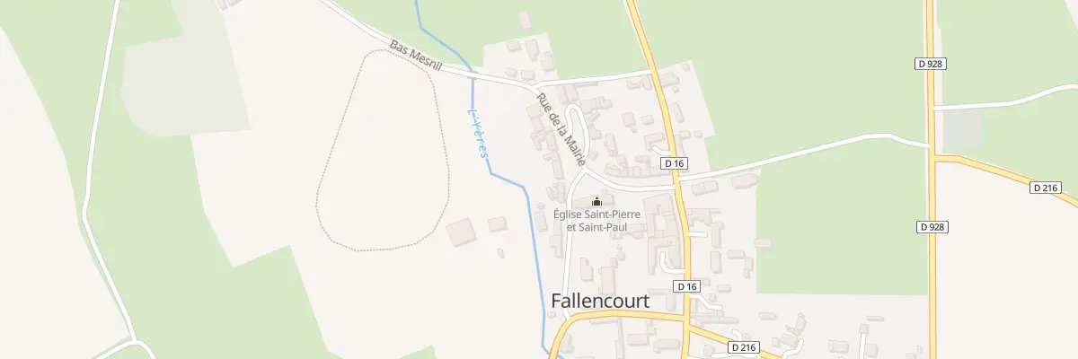 Plan du 72 Le Bourg à Fallencourt