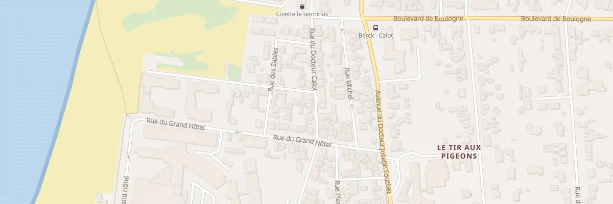 Plan du 7 Rue du Doc Calot à Berck