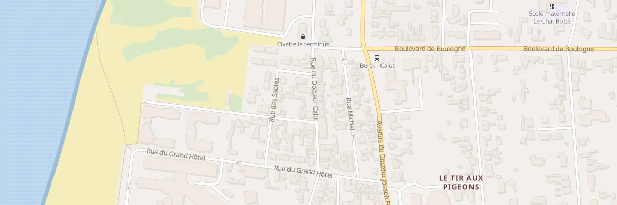 Plan du 9A Rue du Doc Calot à Berck