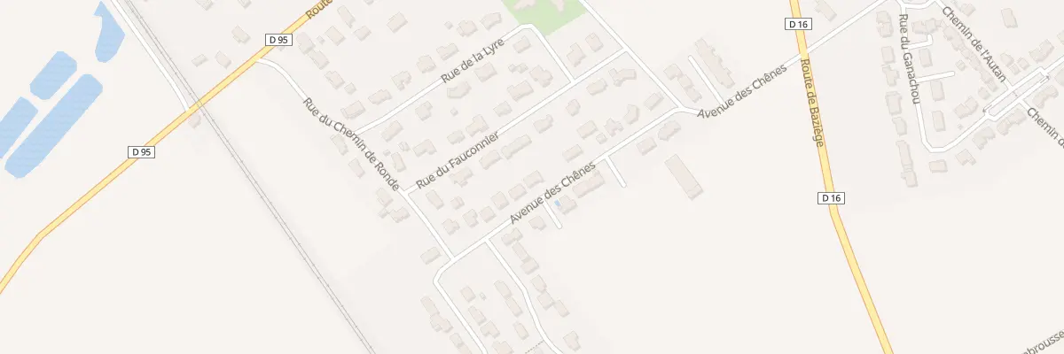 Plan du 260 Av des Chênes à Montlaur