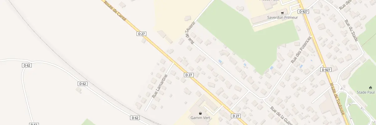Plan du 41 Rte de Canté à Saverdun