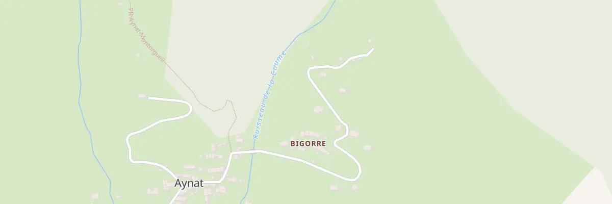 Plan du 5004 Bigorre à Bédeilhac-et-Aynat