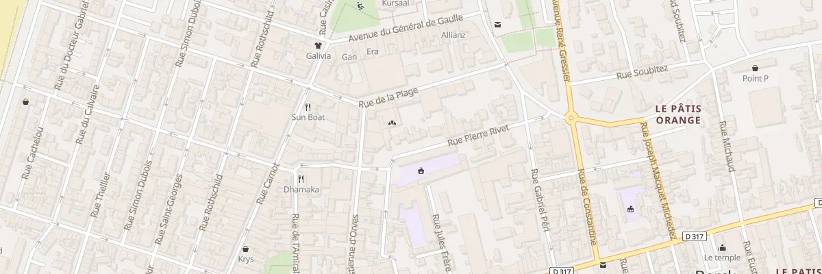 Plan du 25 Rue Pierre Rivet à Berck