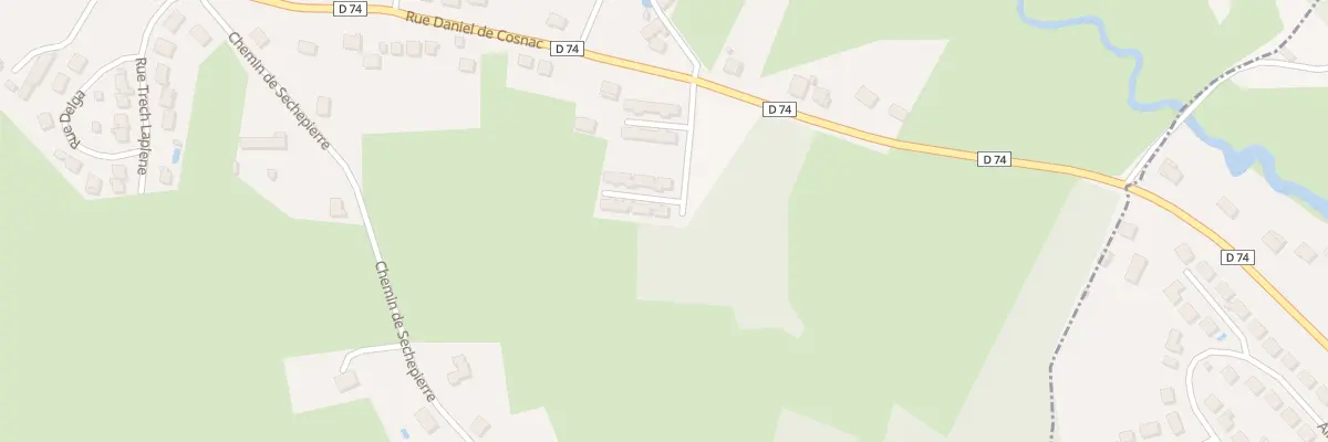 Plan du 10 Gr Hab Les Ormeaux A Place à Brive-la-Gaillarde
