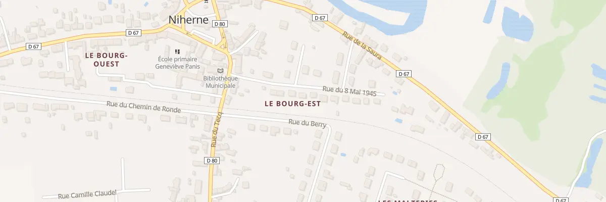 Plan du 8 Rue du 8 Mai 1945 à Niherne