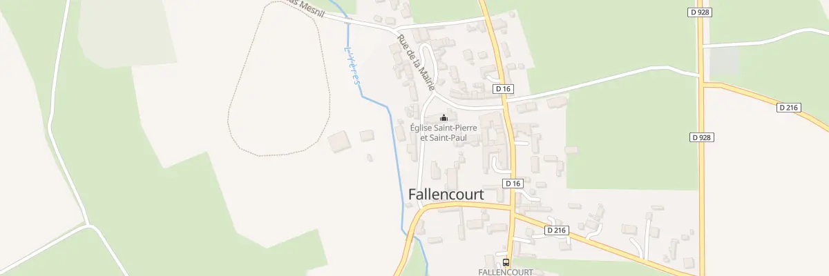 Plan du 7 Rue aux Grenouilles à Fallencourt