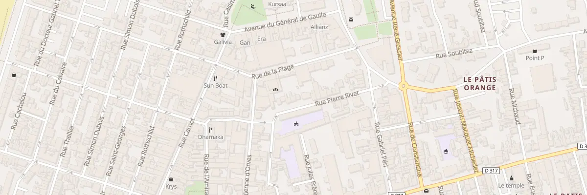 Plan du 27 Rue Pierre Rivet à Berck