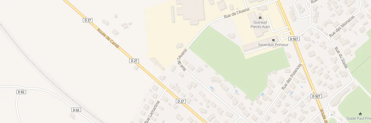 Plan du 14 Rue de l’Avenir à Saverdun