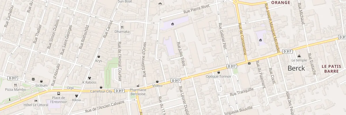 Plan du 9C Rue Jules Freres à Berck