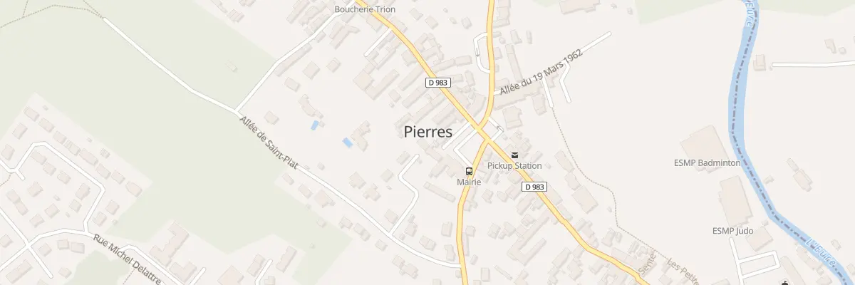 Plan du 6C All de Saint-Piat à Pierres
