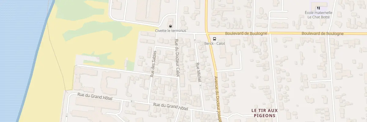 Plan du 22 Rue du Doc Calot à Berck