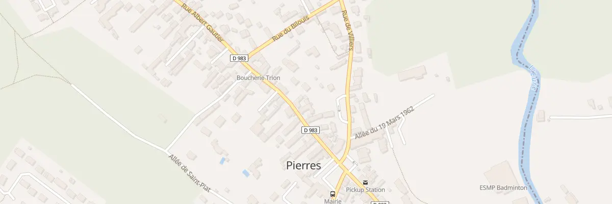 Plan du 14 Rue Albert Gautier à Pierres