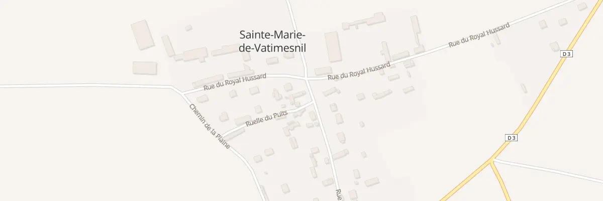 Plan du 3 Rue de l’Eglise à Sainte-Marie-de-Vatimesnil