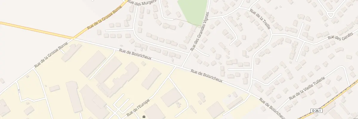 Plan du 1 Rue des Ceps à Pierres