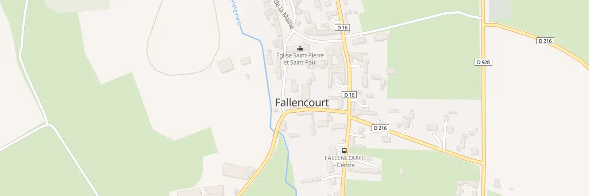 Plan du 52 Le Bourg à Fallencourt