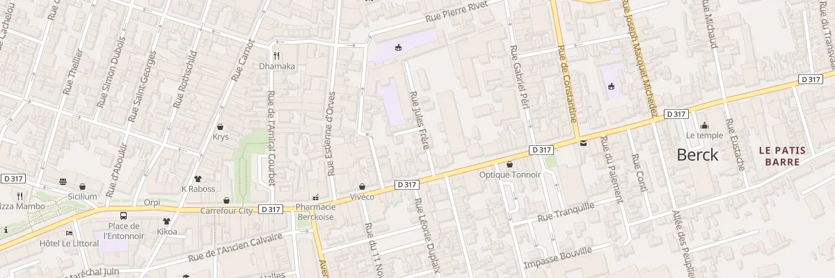 Plan du 5 Rue Jules Freres à Berck