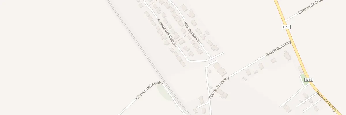 Plan du 688 Av des Chênes à Montlaur