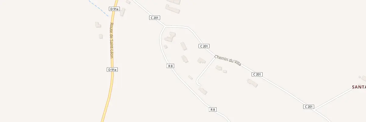 Plan du 14 Che du Villa à Saint-Léon