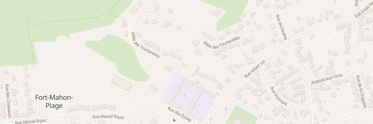 Plan du 126 Rue des Ecoles à Fort-Mahon-Plage