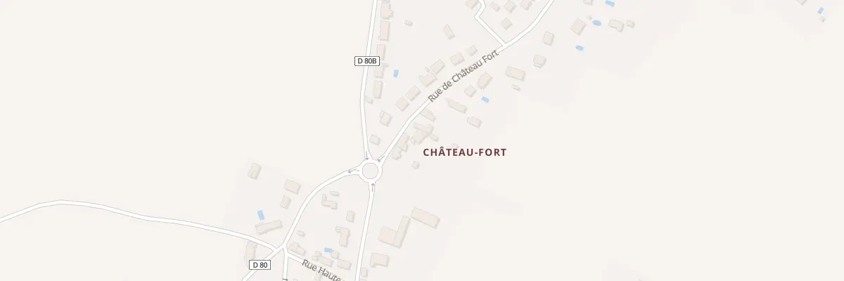 Plan du 28 Rue du Chateau Fort à Niherne