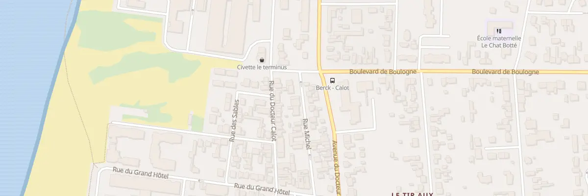 Plan du 25 Rue Michel à Berck