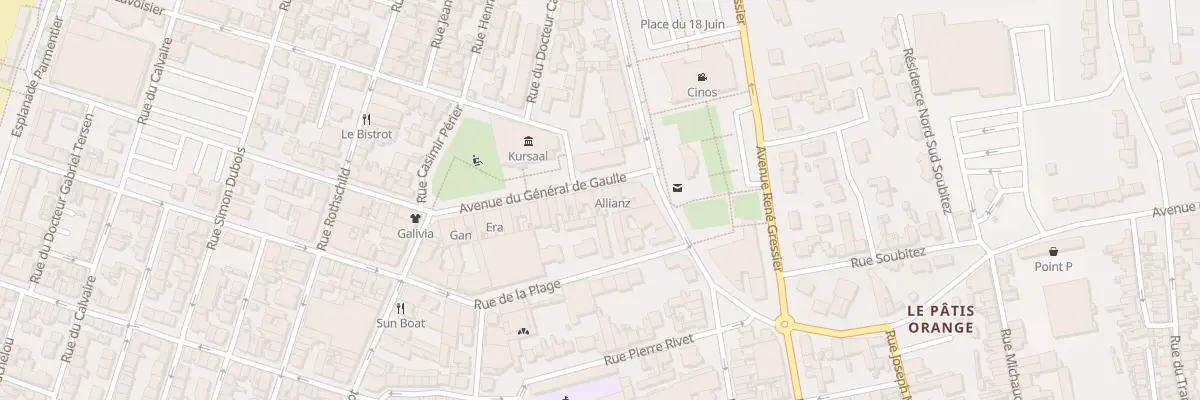Plan du 5 Av du Général de Gaulle à Berck