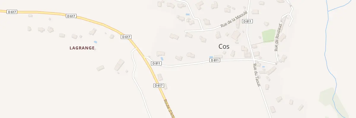Plan du 10 Che de Rousseou à Cos
