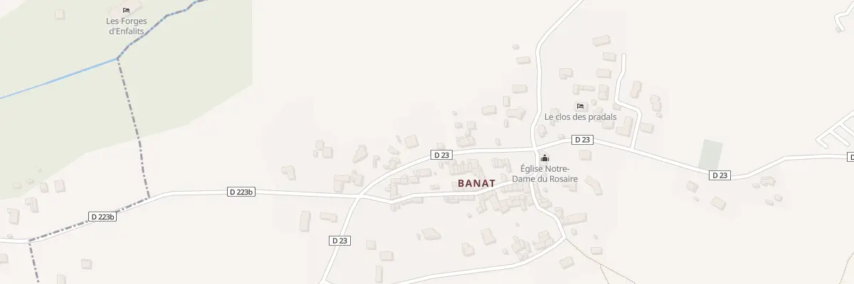 Plan du 5001 Banat à Tarascon-sur-Ariège