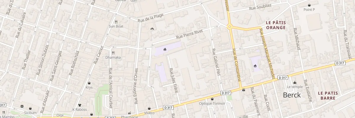 Plan du 12 Rue Jules Freres à Berck