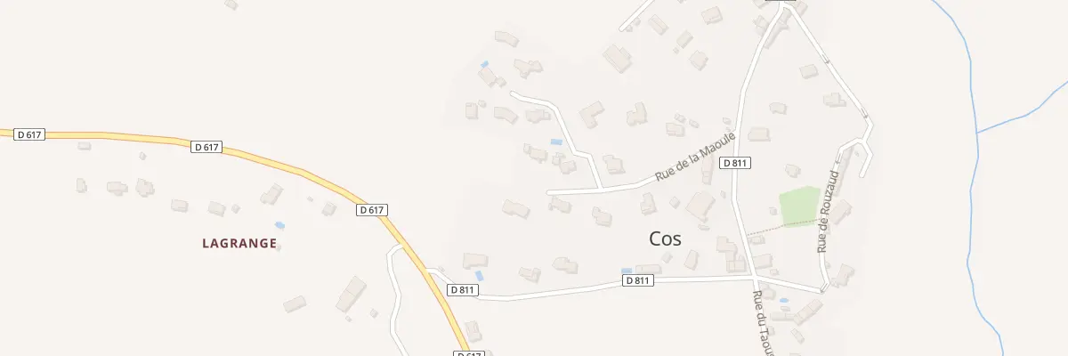 Plan du 12 Che de la Maoule à Cos