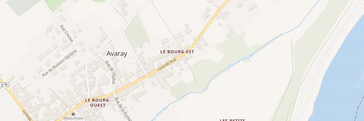 Plan du 7 Grande Rue à Avaray