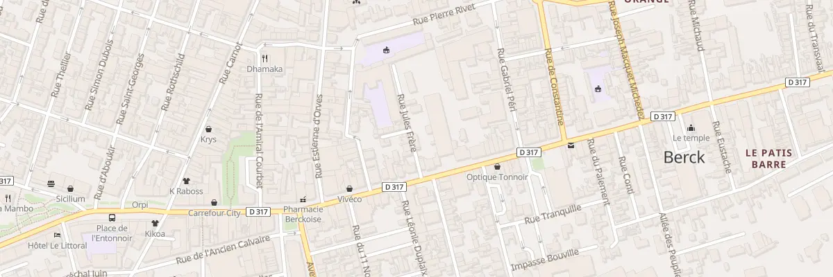 Plan du 4 Rue Jules Freres à Berck