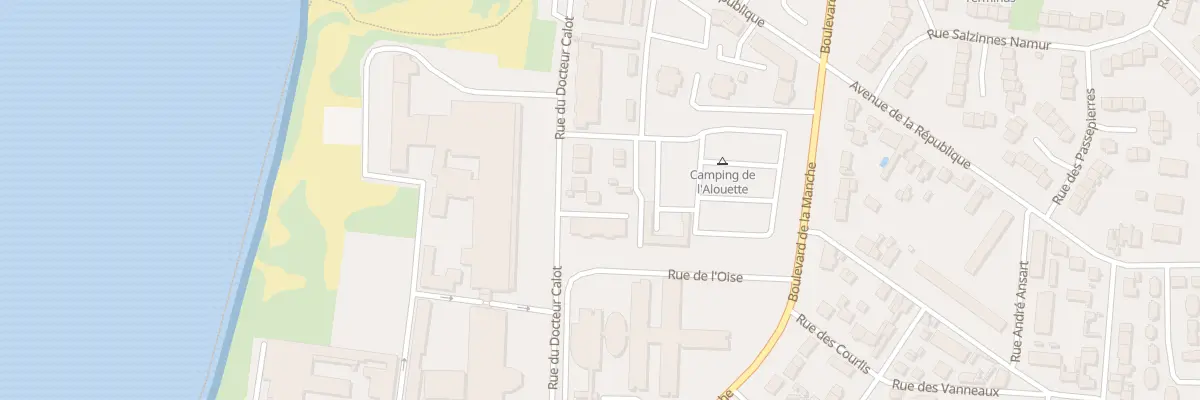 Plan du 86 Rue du Doc Calot à Berck