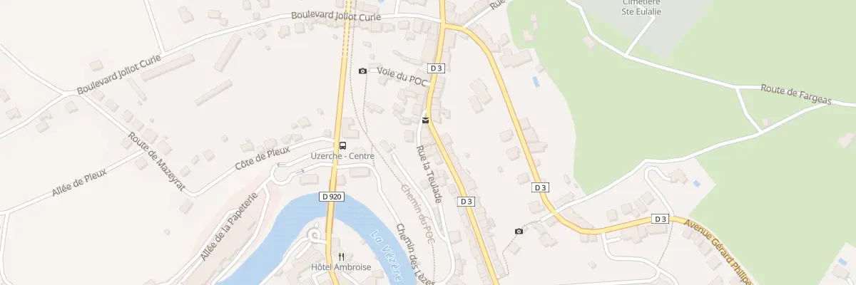 Plan du 27 Fg Sainte Eulalie à Uzerche