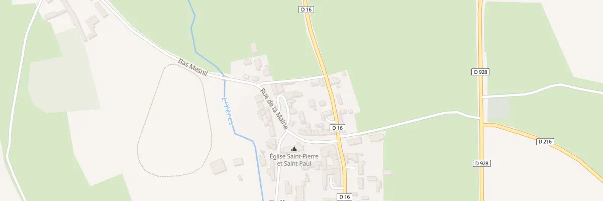 Plan du 1 Le Bourg à Fallencourt
