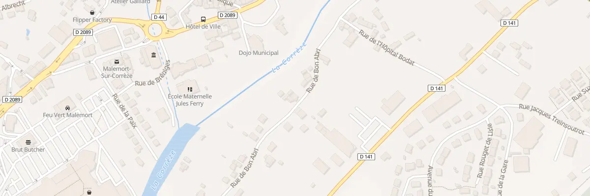 Plan du 4 Rue De Bon Abri à Malemort