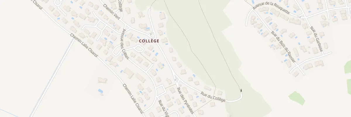 Plan du 33 Rue du Collège à Flourens
