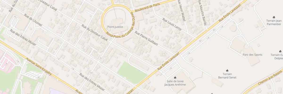 Plan du 8T Rue Pierre Guilbert à Berck