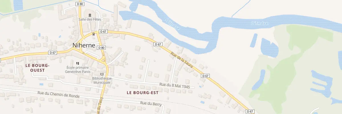 Plan du 18 Rue de la Saura à Niherne