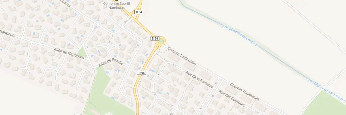 Plan du 1 Che Toulousain à Auzielle