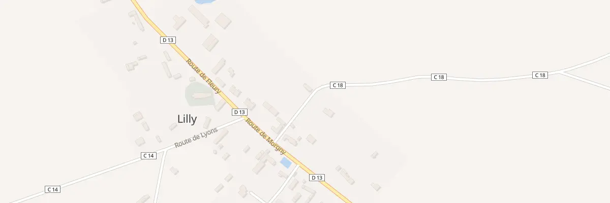 Plan du 1 Rte de Bosquentin à Lilly