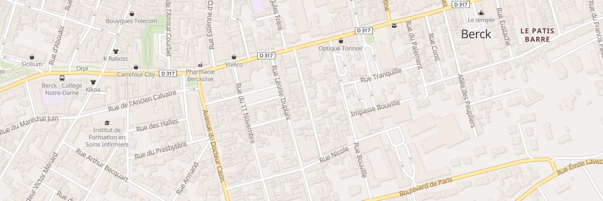 Plan du 12 Rue de l’Entrepot à Berck