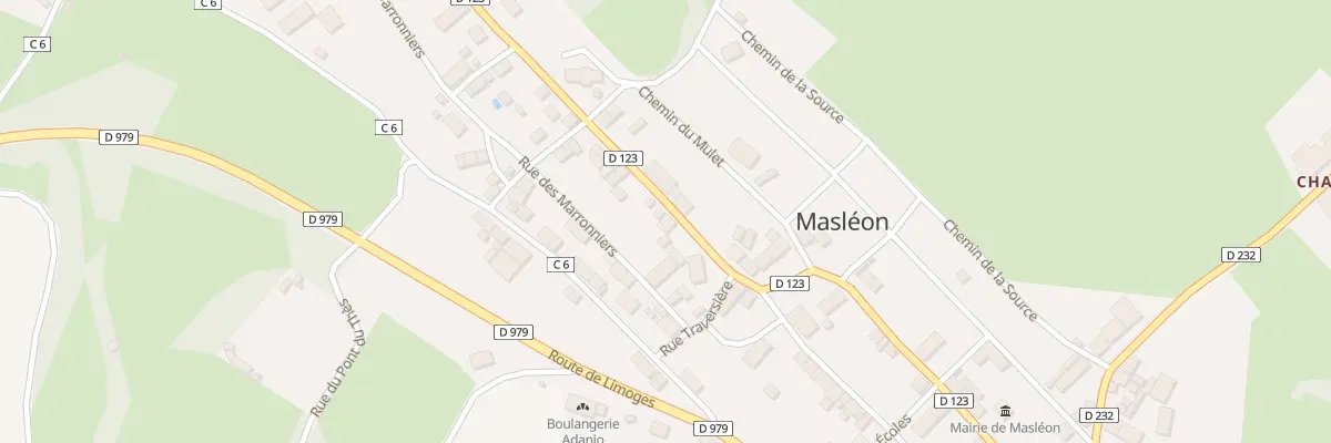Plan du 23 Rue de la République à Masléon