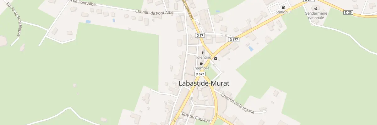 Plan du 5133 Le Bourg à Cœur de Causse
