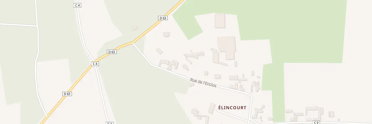 Plan du 9001 Rue de l’Enclos à Saint-Blimont