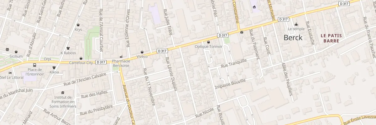 Plan du 7 Rue de l’Entrepot à Berck