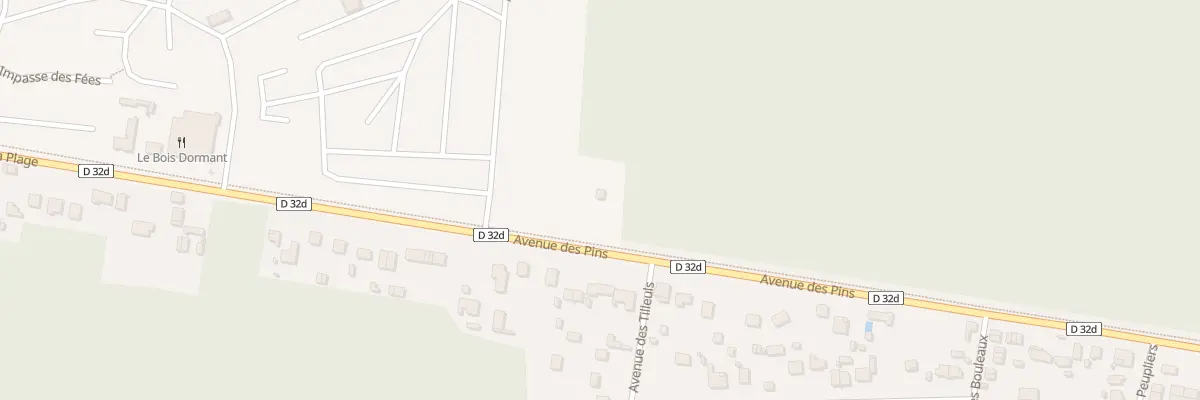 Plan du 8 Av des Pins à Quend