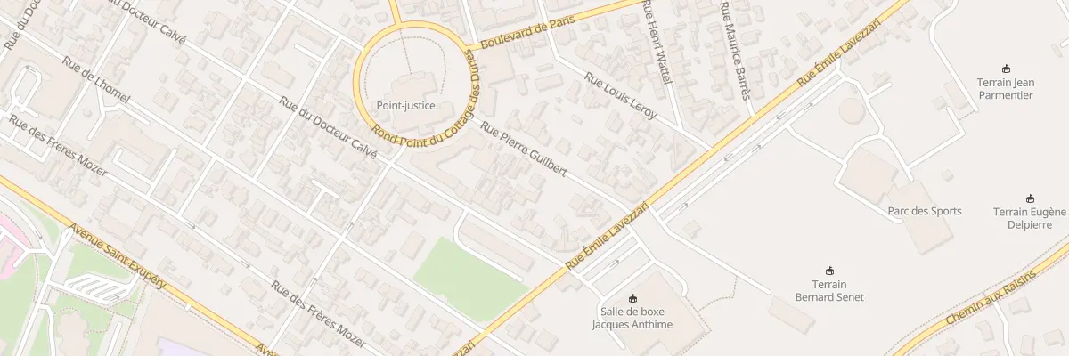 Plan du 12 Rue Pierre Guilbert à Berck